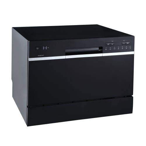 EdgeStar DWP62BL 6 Place Setting Energy Star Rated Portable Countertop Dishwasher