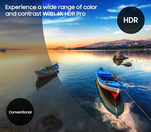 4K HDR wide colors & contrast